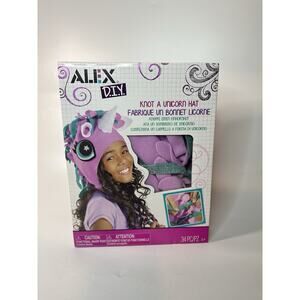 Alex DIY Knot-A Unicorn Hat Craft Kit Kids Art and Craft Activity - New